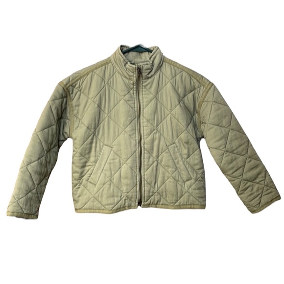 GAP Other - GAP KIDS NWOT Kids Unisex Size Small (6/7) Green Quilted Jacket Zipper Pockets
